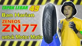 Ban ZENEOS ZN77 90/90-14 Ban Harian Untuk Motor Matic Beat, Vario, Scoopy, X Ride, Mio, Fino dll