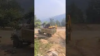 jcb loading gravel #jcbworking #jcbatwork #jcb #jcbmacine #jcbloading #jcbloadingvideo #jcb3dx #3dx
