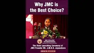 Why JMC College International is special?