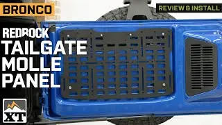2021-2025 Bronco RedRock Tailgate MOLLE Panel Review & Install