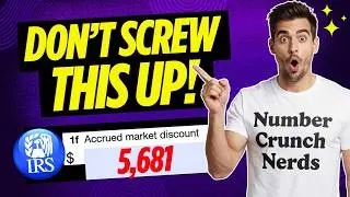How Does Accrued Market Discount & Wash Sale Affect Taxes???