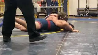 Cameron Doyle 185Ibs at Quabbin HS Gym forth match (2023 Quad)