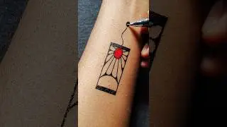 TANJIRO'S EARRINGS TEMPORARY TATTOO | Demon Slayer Inspired Art.....#tattoo #tattooart #demonslayer