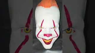3d printed/been painting it all day. #shorts #3dprinting #pennywise #IT #horror #movie #classic #new