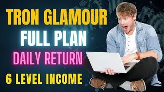 TRON GLAMOUR full business plan in hindi. 6 level income, #tronglamour