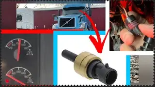How to replace the air pressure sensor on a Volvo VNL truck. Air pressure sensor