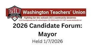 WTU Candidate Forum: Mayor 2026