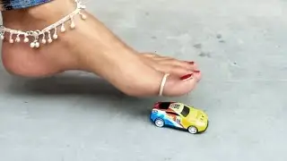 Model car trampling challenge #viralvideo 
