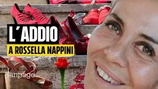 Funerali Rossella Nappini: amici, colleghi e familiari accompagnano il feretro