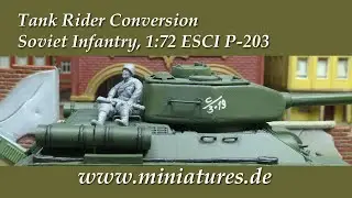 Soviet Tank Rider Conversion, 1:72 ESCI P-203