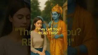 &ldquo;They Left You? Stop Chasing &mdash; Krishna&rsquo;s Message to Heal Your Pain&rdquo;