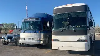 2 bus Road trip update day 1 from AZ to New Mexico