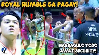 MALA ROYAL RUMBLE SA PASAY! UNANG TALO NG QUEZON SA MPBL! NAGKAGULO TODO AWAT MGA SECURITY!