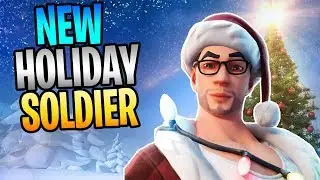 FORTNITE - New Holiday MiniGun Soldier TED Save The World Gameplay