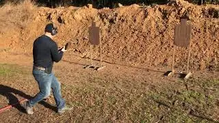 Start of day 2 - Tony Cowden pistol