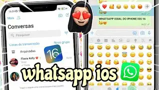 SAIU 🤩 WHATSAPP IGUAL IPHONE NO ANDROID *FOUAD E MBWA IOS V9.46 + muitas fun&ccedil;&otilde;es 🥳