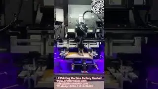 Glass bottle CNC automatic LED silk screen printing machine#CCD registration#plasma #bottle printing