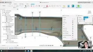 3DMP Course #12.5 - Reciprocating saw - Sketch the screw holders and inside platforms - Part 2