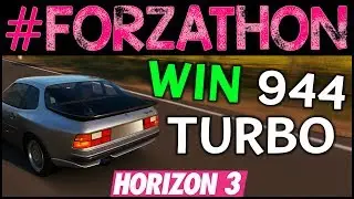 #Forzathon - Porsche 944 Turbo, Triple Pass Skills + Draft Skills - Forza Horizon 3 Forzathon FH3