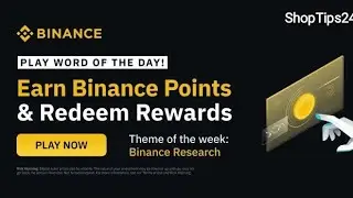 Binance Crypto WODL Answer Today// All Letters WOTD// Word Of The Day Theme: Binance Reasearch