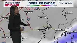 DC morning weather: Jan. 1, 2026 | A cold New Year's Day with snow flurries