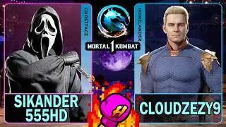 MK1 Sikander555HD (GHOSTFACE) VS Cloudzezy9 (HOMELANDER)🥊Mortal Kombat 1🥊4K 60ᶠᵖˢ
