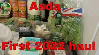 Asda grocery haul, first in 2022 and my unusual bargain