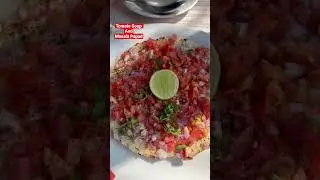Tomato Soup & Masala Papad #youtubeshorts #shorts #tomatosoup #indianfood #masalapapad #appetizers