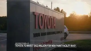 Toyota announces $922 million investment in Georgetown, Kentucky, plant