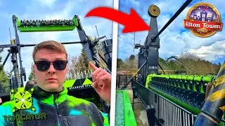FIRST Ride & HONEST Review of Toxicator!! - NEW Ride Alton Towers