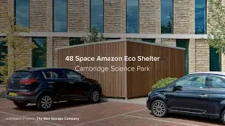 Cambridge Science Park | 48 Space Amazon Eco Shelter | Amazon Eco Bin Store