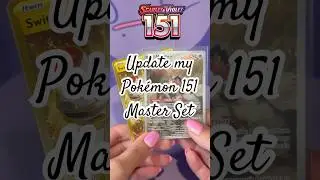 151 Pok&eacute;mon Master Set Update!  #pokemoncards #collectiblecards #pokemontcg #pokemon151