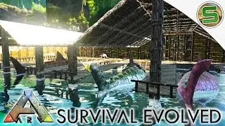 * BUILDING A EPIC MEGALODON DOCK * - Ark Survival Evolved [S3E31]