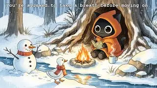 Morning Winter Ambience ☃️ Jazzy Lo-fi Beats for Study, Focus | Cat Chill Journal