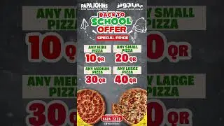 📚 Back to School Offer Extended by Customer Demand! 🍕Until September 15th! 🍕