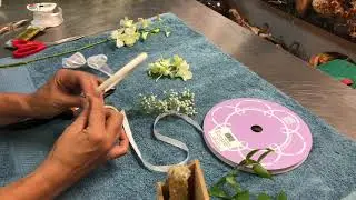 How To Make An Super Easy Headpiece For Flowers Girl