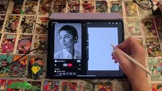 Procreate Portrait Pinterest Models Sketching Daily Drawing Practice