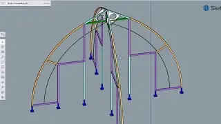 Backyard PyraPOD4 G-17: structural adjustments to make it easy to make, assemble and set up on site