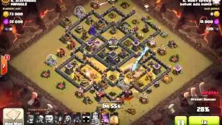 Coc th 9 max hogowi 3 stars