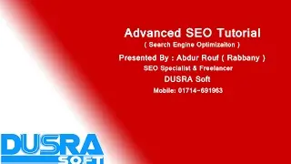 Basic Discussion of SEO and Algorithm