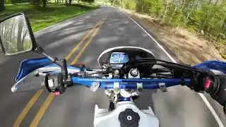Yamaha XT225 Top Speed Run
