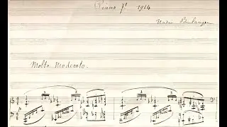 Paris Conservatory's 1914 Sight-Reading Test Piece