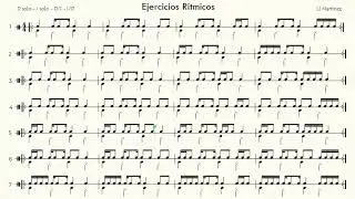 Ejercicio de lectura rítmica - 2A - SINCOPAS