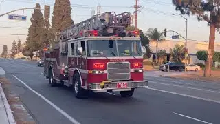 OCFA Truck 85 responding