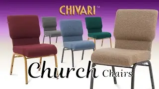 Fabric Church Chairs for Church, Events, Banquet Halls, and Hotels | Stackable Molded Church Chairs