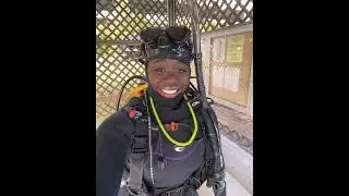 African girls in latex full face gas masks and scuba diving gear dresses