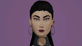 Blender Head Sculpt 02 - Reyna from Valorant