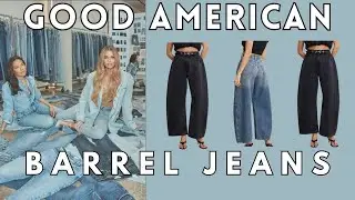 GOOD AMERICAN Barrel Jeans Review