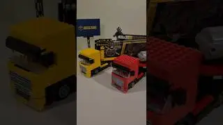 Check Out these Lego Kirmes Funfair Rides on Transport! #f&ecirc;teforaine #lego#kermis#kirmes #automobile