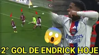 OLHA O 2&deg; GOL DE ENDRICK NO JOGO DO LYON X METZ HOJE😱